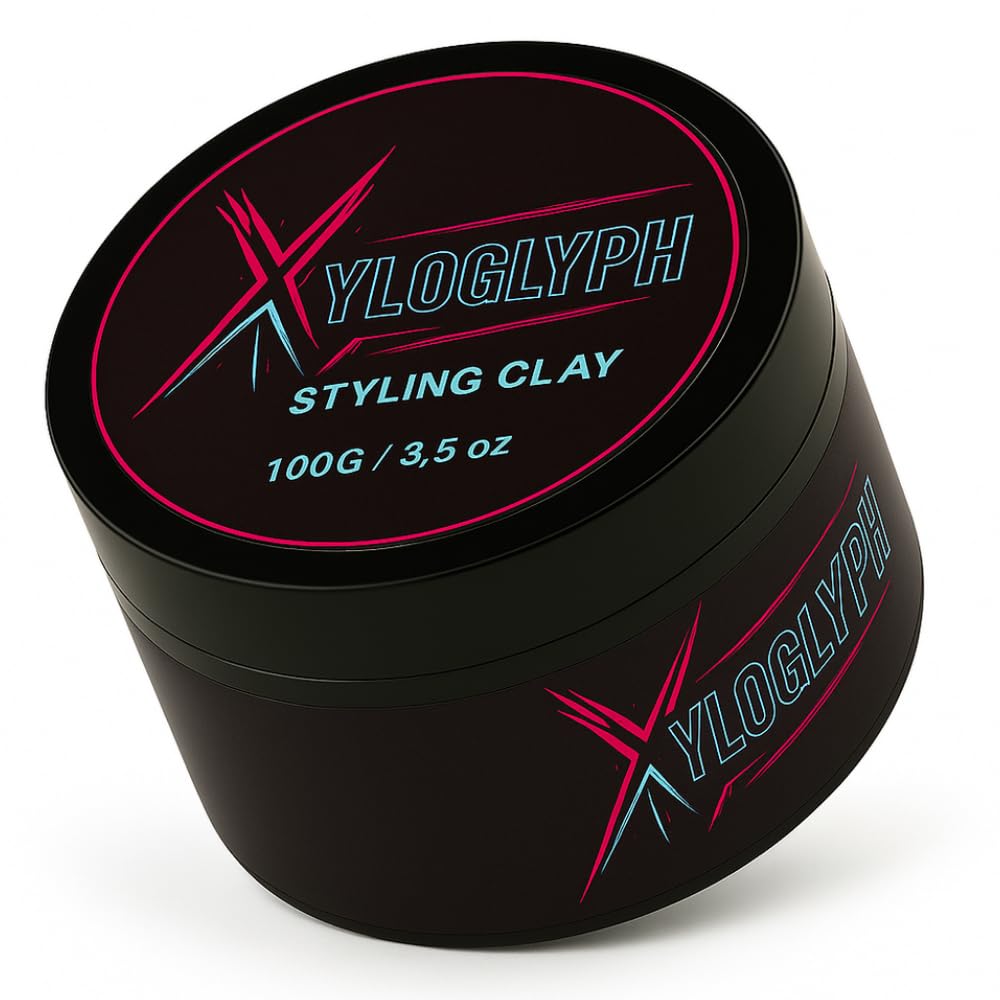 Xyloglyph Men's Hair Paste - Strong Hold, Matte Finish | Texturizing Styling Clay for Men - 100g