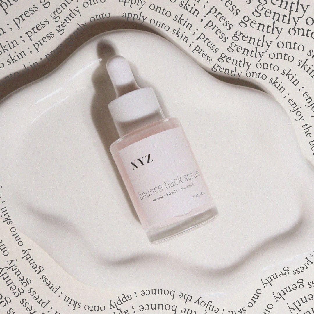 XYZ Skin Bounce Back Serum with Bakuchiol – Gentle Hydration & Brightening (1 oz / 30 mL)