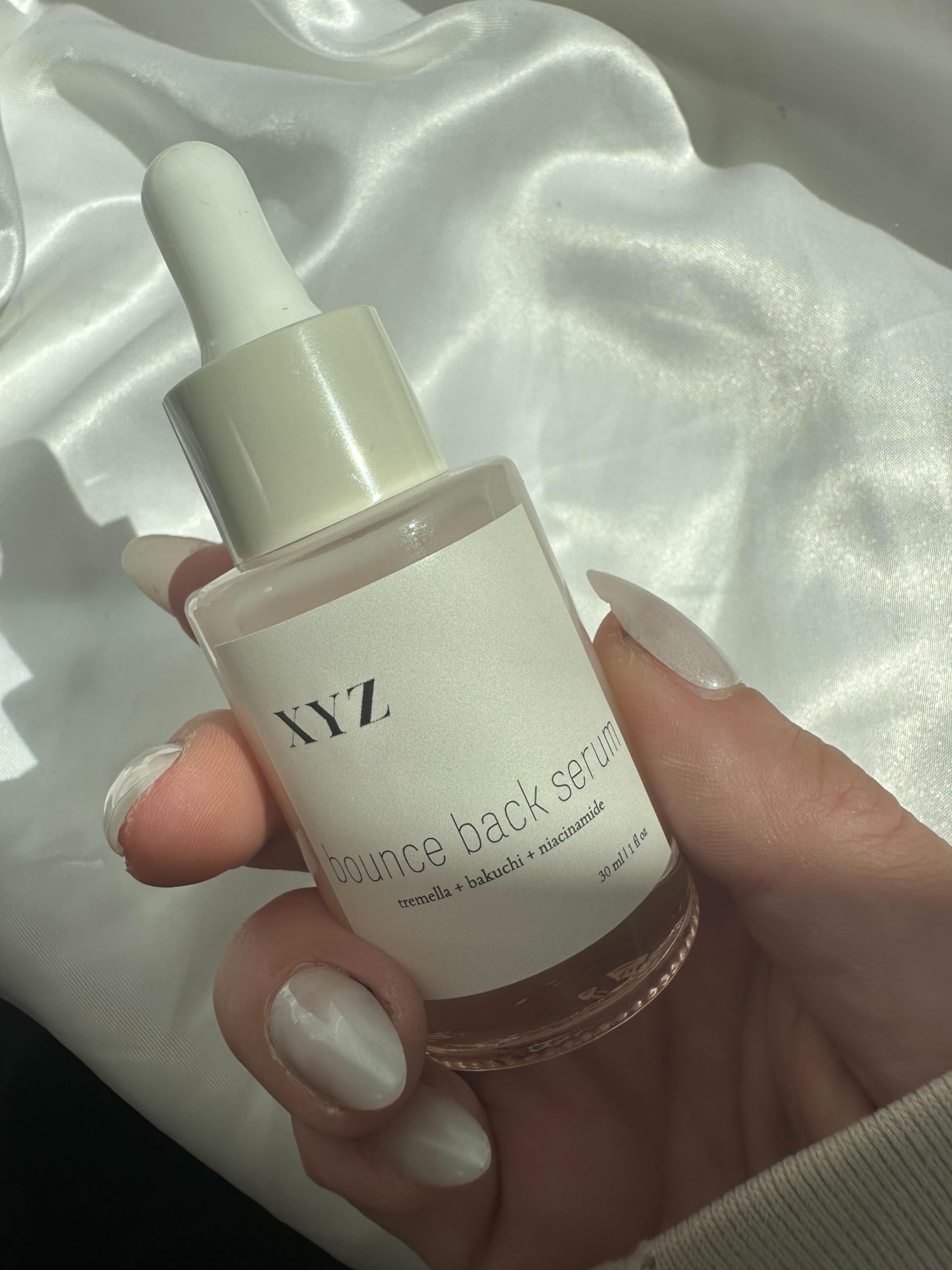 XYZ Skin Bounce Back Serum with Bakuchiol – Gentle Hydration & Brightening (1 oz / 30 mL)