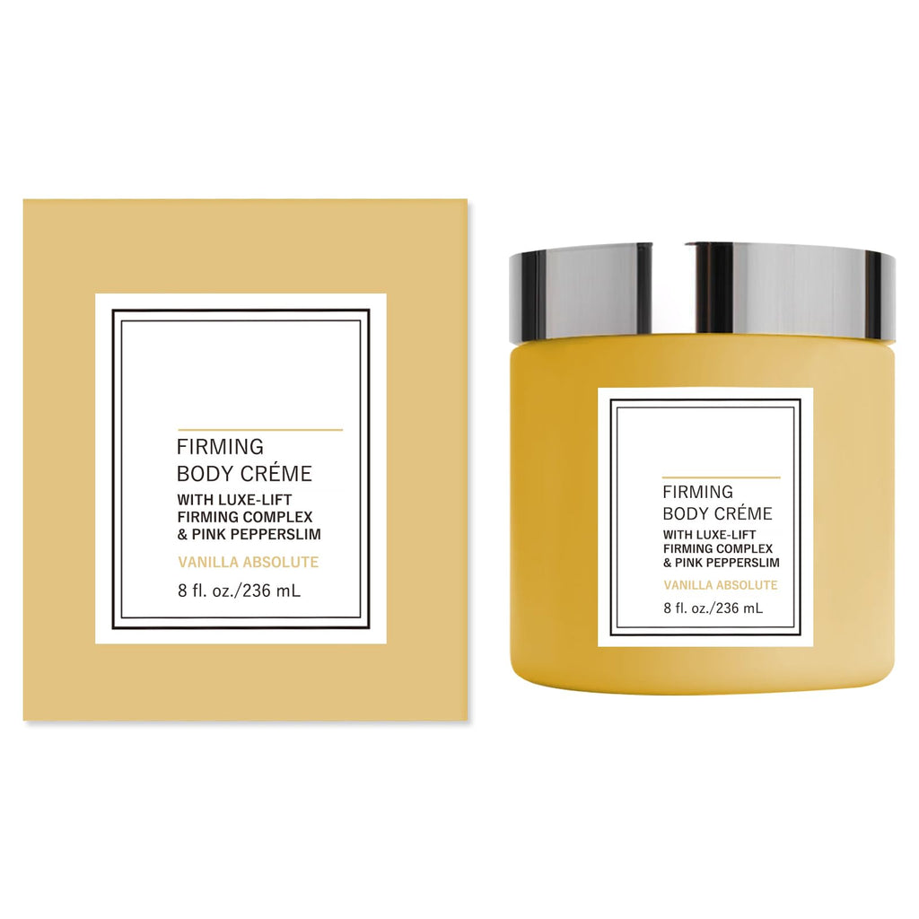 Yabacado Champagne Lift & Firming Body Cream – Vanilla | Lightweight Hydration & Gentle Toning