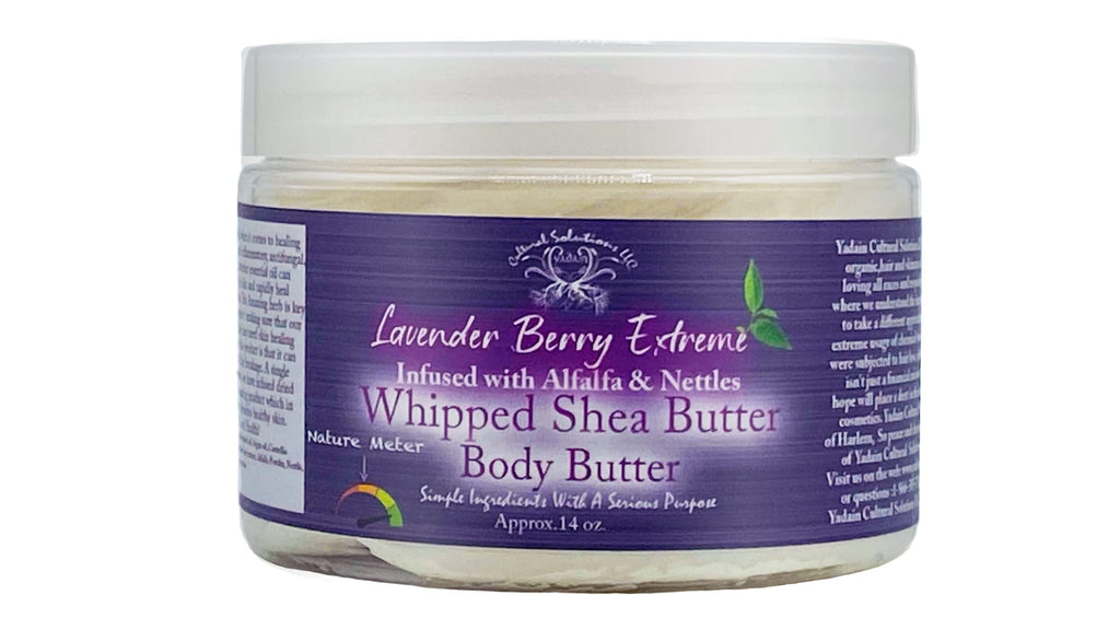 Yadain Lavender Berry Extreme Body Butter – Whipped Shea for Hydration, Elasticity & Recovery | 12oz