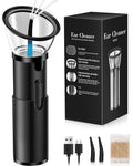 Yakbio Ear Wax Cleaner - Electric Ear Washer with 4 Pressure Modes, Retractable & Waterproof