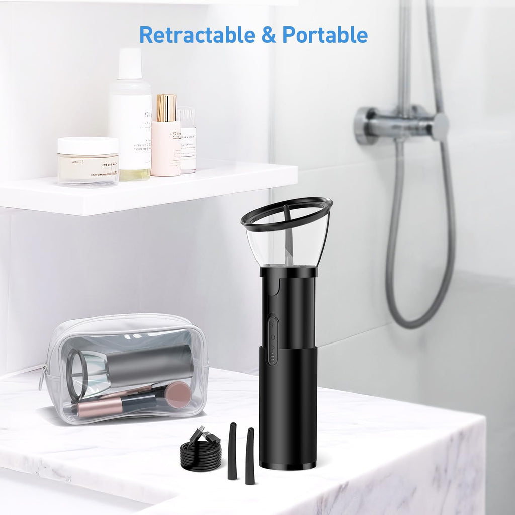 Yakbio Ear Wax Cleaner - Electric Ear Washer with 4 Pressure Modes, Retractable & Waterproof