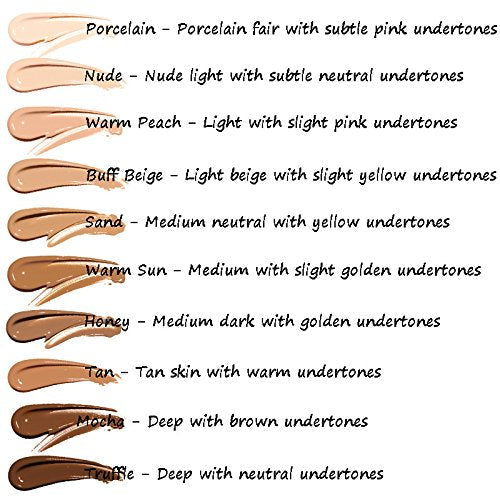 Yaper PHOERA Foundation: Soft Matte, Oil-Control Liquid Foundation – Full Coverage (Buff Beige 104)