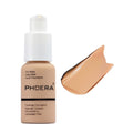 Yaper PHOERA Foundation: Soft Matte, Oil-Control Liquid Foundation – Full Coverage (Buff Beige 104)