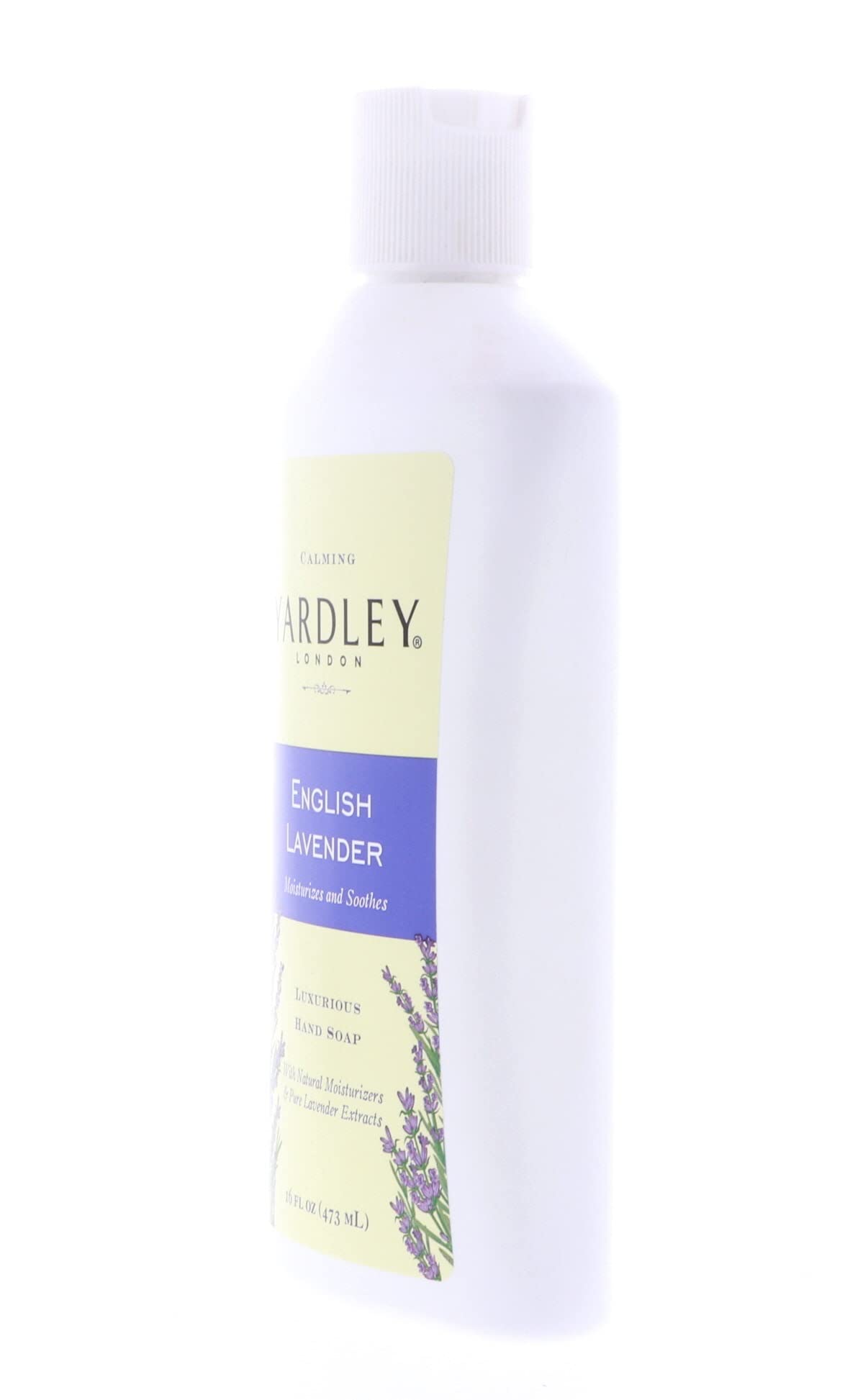 Yardley London English Lavender Hand Soap – Moisturizing & Soothing, 16 oz, 5-Pack