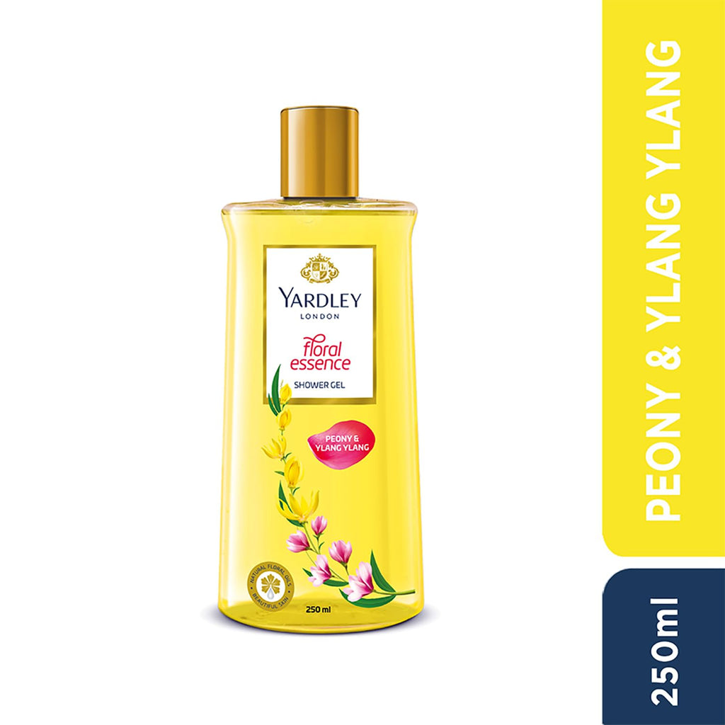 Yardley London Floral Essence Shower Gel – Peony & Ylang Ylang, 250ml