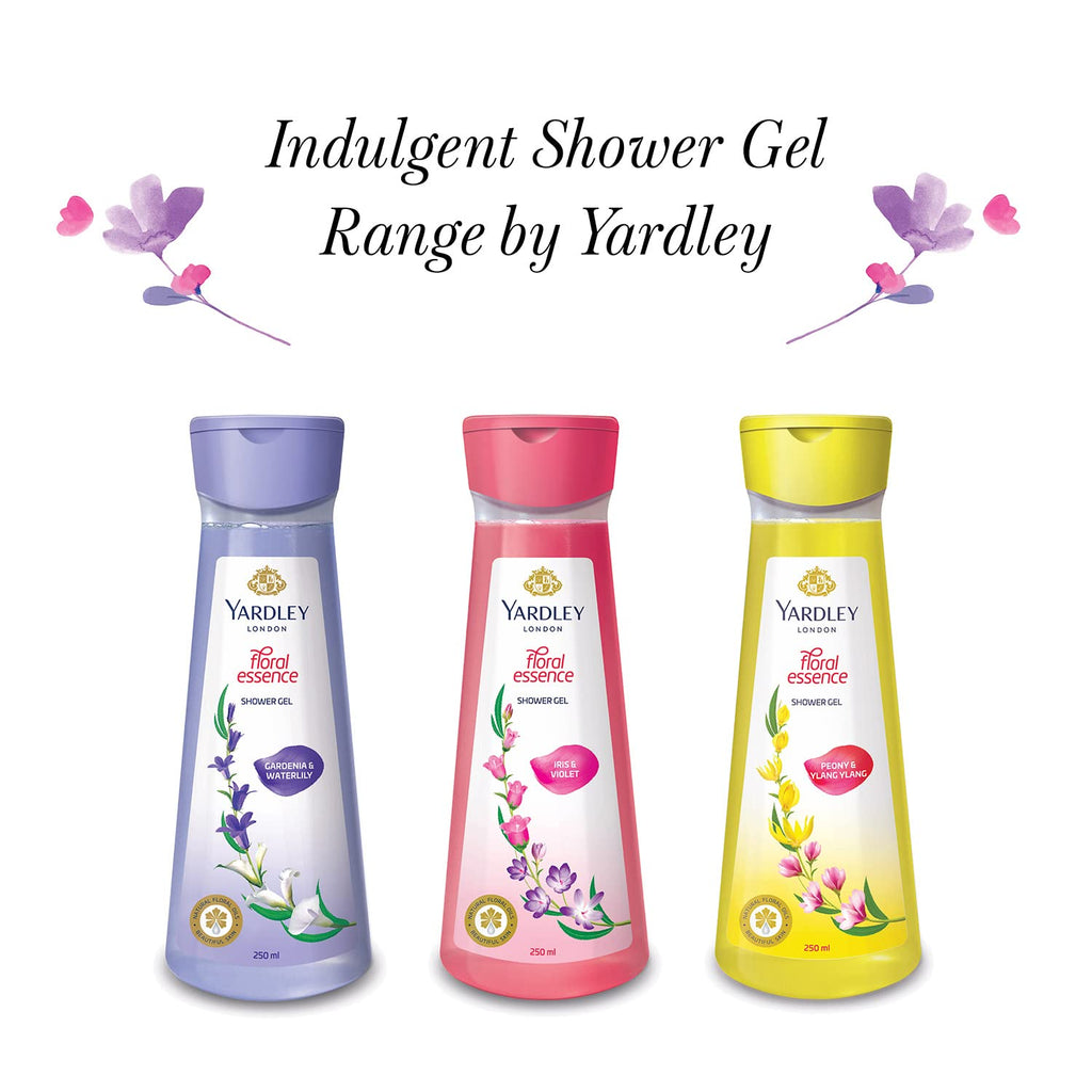 Yardley London Floral Essence Shower Gel Gardenia & Waterlily – 250ml