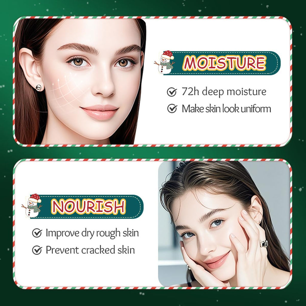 Yasovigi Christmas Avocado Skincare Gift Set – 6-Piece Deep Moisturizing Kit