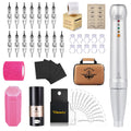 Ybeauty Permanent Eyebrow Tattoo Pen Kit – Corded Microblading Machine with 15 Cartridges