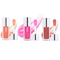 YCNASSS 3 Pcs Plumping Lip Oil – Hydrating Glow, Tint, Long-Lasting Transparent Gloss