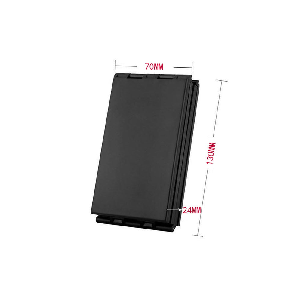 YCSSSD Self Haircut Mirror 4-Way Folding Barber Mirror – 360° View for Haircut, Styling & Grooming