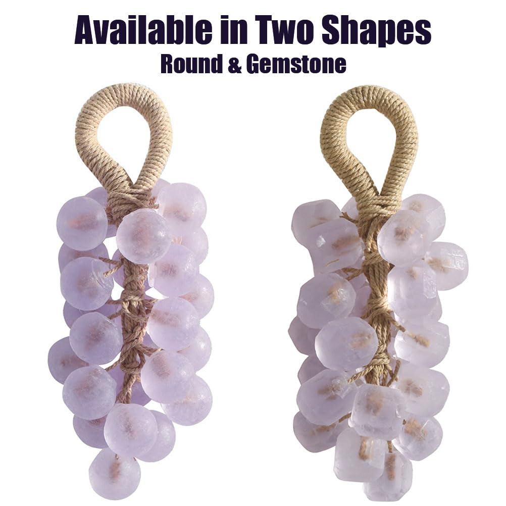 Ydner Grape Soap on a Rope – Handmade Natural Cold Process Jasmine Gem