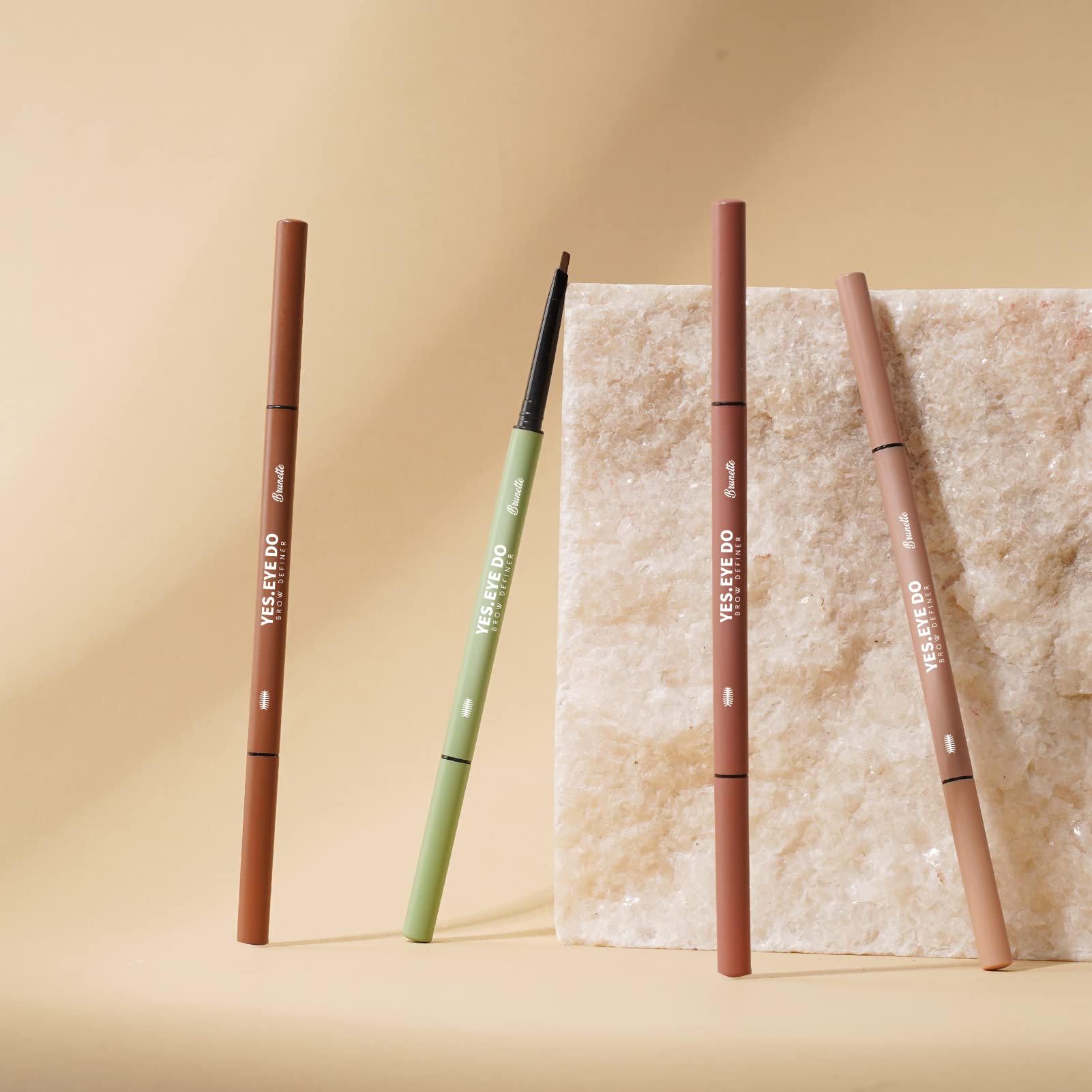 Auburn Eyebrow Pencil by YES.EYE DO — Waterproof Auto Brow Pen with Spoolie