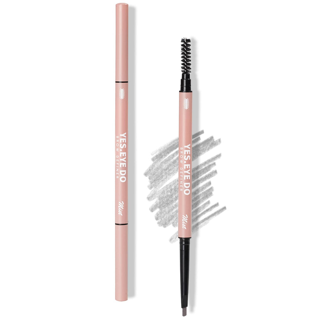 YES.EYE DO Light Grey Eyebrow Pencil for Older Women – Ultra Fine, Hair-Like Strokes, Waterproof