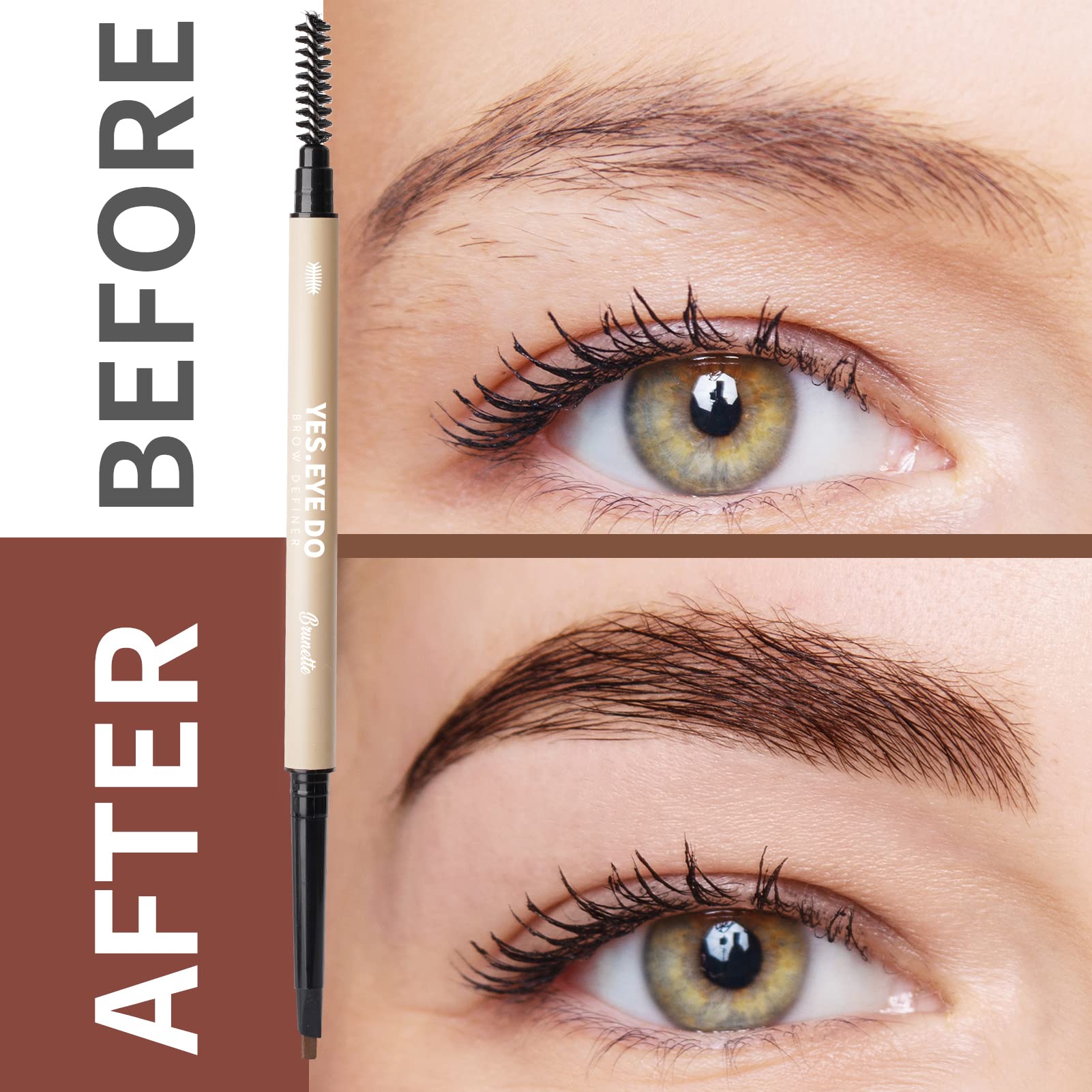 YES.EYE DO Blonde Eyebrow Pencil — Ultra-Fine Tip, Long-Lasting, 8 Shades