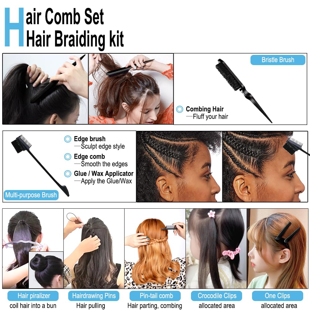 YIAE Wax Stick Hair Slick Kit — Edge Control & Non-Greasy Pomade (75 g + 30 ml)