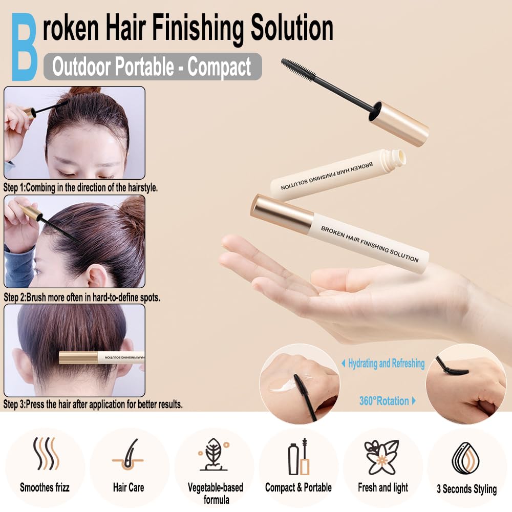 YIAE Wax Stick Hair Slick Kit — Edge Control & Non-Greasy Pomade (75 g + 30 ml)