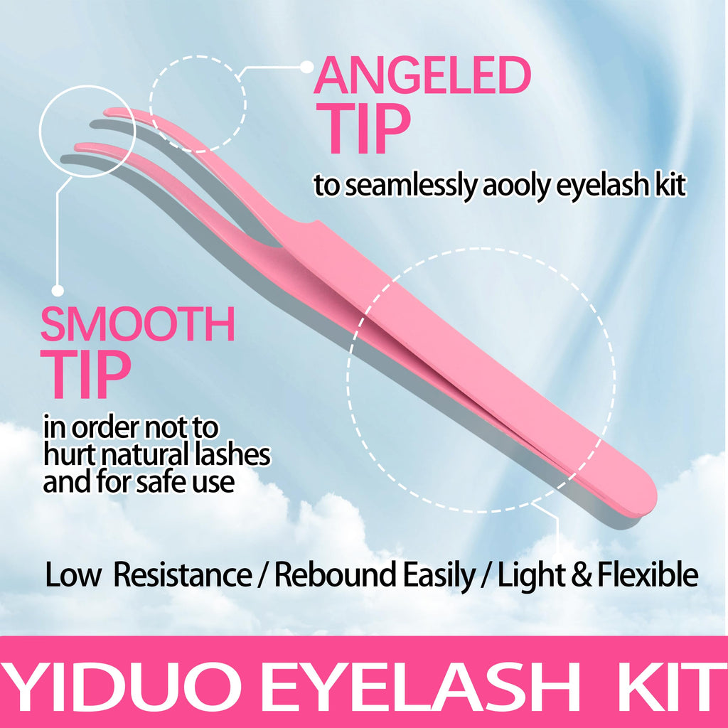 YIDUO Volume Lashes Cluster Kit 60D+80D+100D – 696Pcs DIY Lash Extensions
