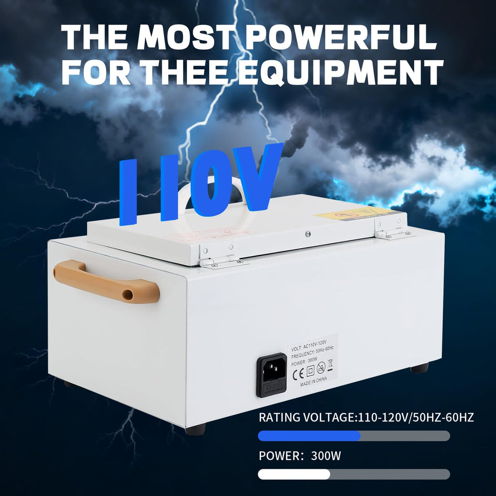YIHAOSSING High Temperature Sterilizer Autoclave 110V, 1.5L – Nail, Hair & Beauty Tool Sterilizer with Timer
