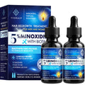 YIIORAUP 5% Minoxidil Hair Growth Solution – Extra Strength Topical for Men & Women (Biotin) – 2-Pack