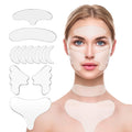 YISHIQI Neck, Chest & Face Wrinkle Patches — Reusable Silicone Pads (11 pcs)
