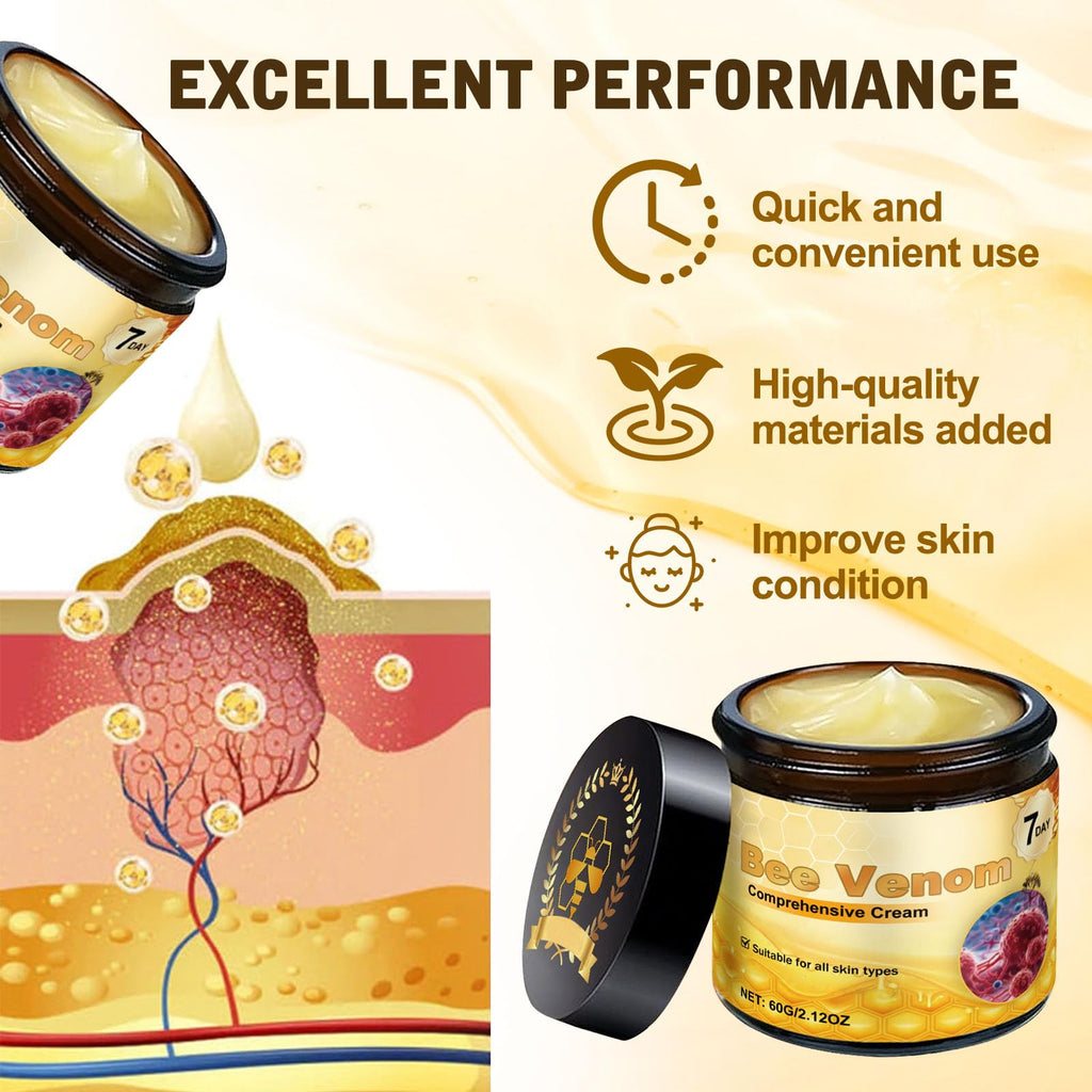 2PCS Bee Venom Comprehensive Cream by YIVANNUO – Deep Skin Moisturizer