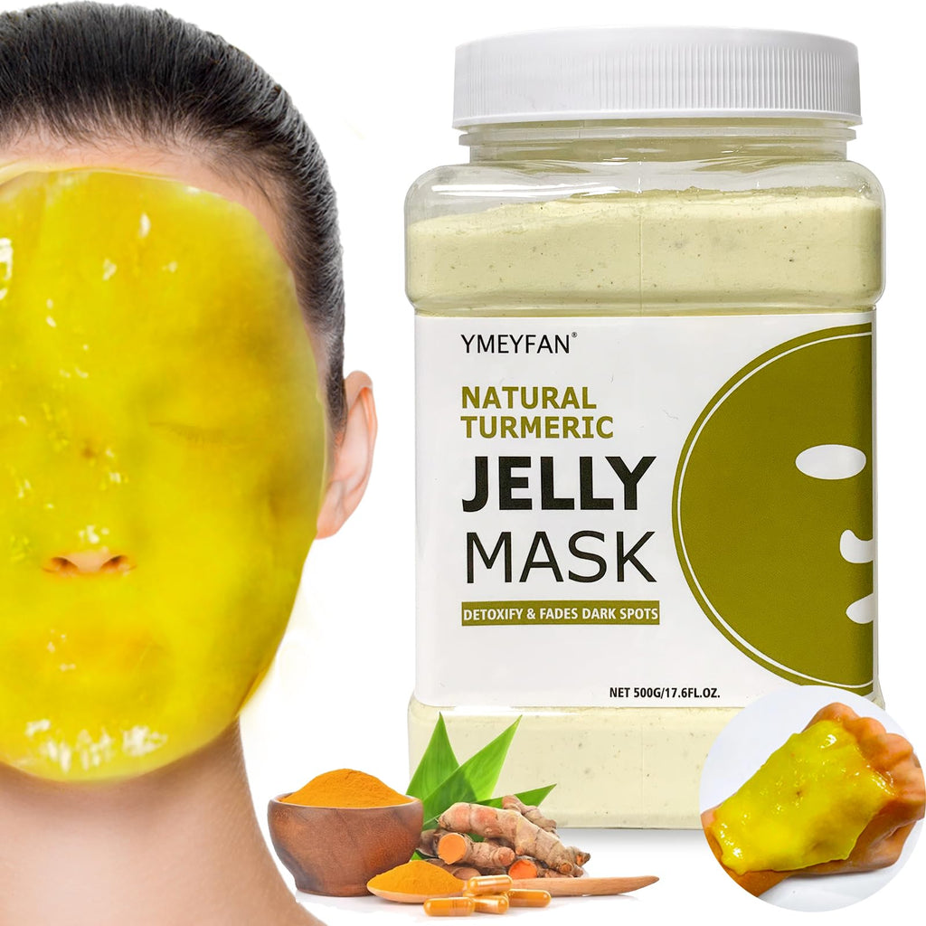 YMEYFAN Turmeric Jelly Mask Powder — Deep Cleansing & Oil Control (500g/17.6oz)