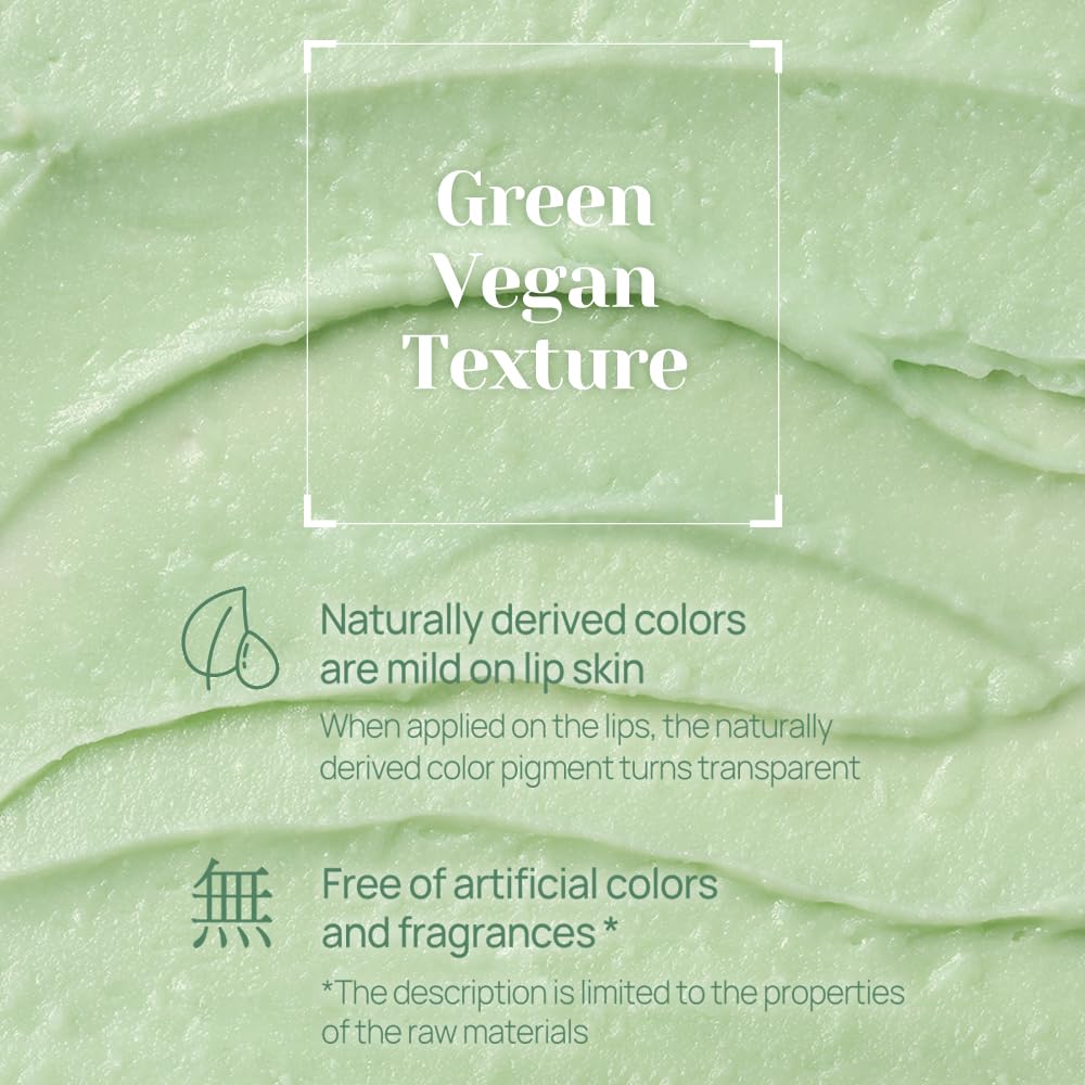 YNM Fresh Green Lip Balm – Vegan, Fragrance-Free with Centella & Ceramide NP