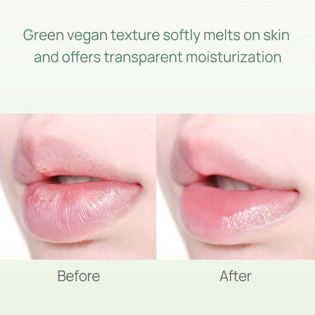 YNM Fresh Green Lip Balm – Vegan, Fragrance-Free with Centella & Ceramide NP