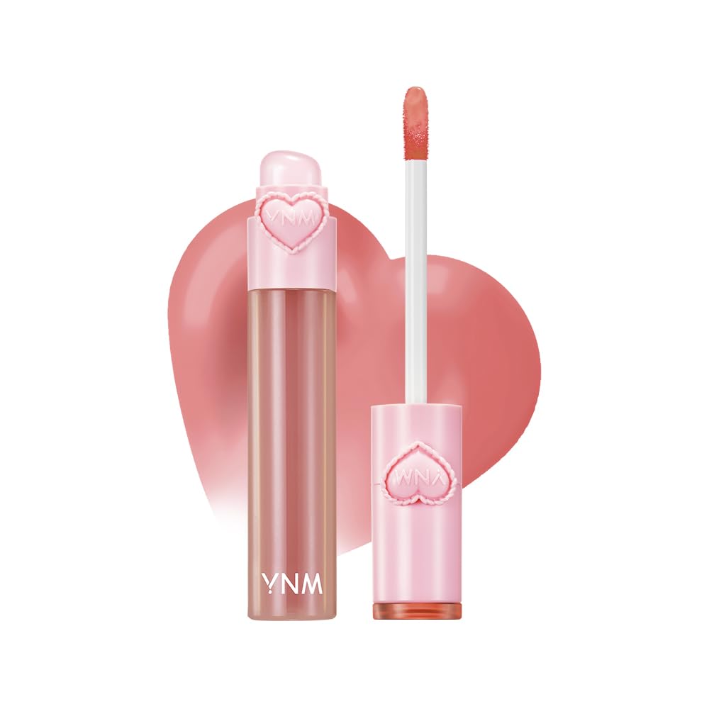 YNM Heart Jelling Tint Apricot Jelling – Long-Lasting K-Beauty Lip Tint with Built-In Brush