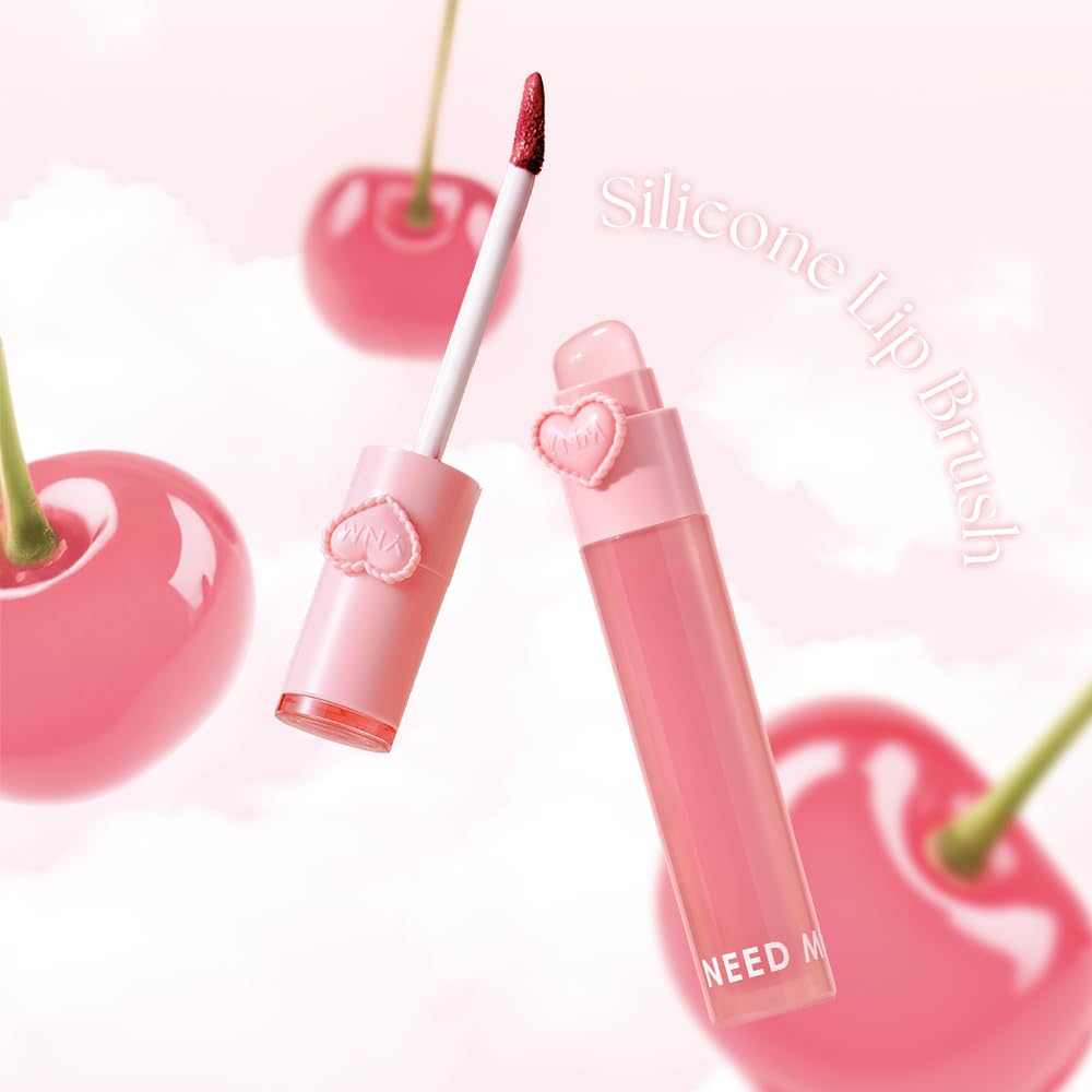 YNM Heart Jelling Tint Peach Jelling – Long-Lasting K-Beauty Lip Tint with Built-In Silicone Brush