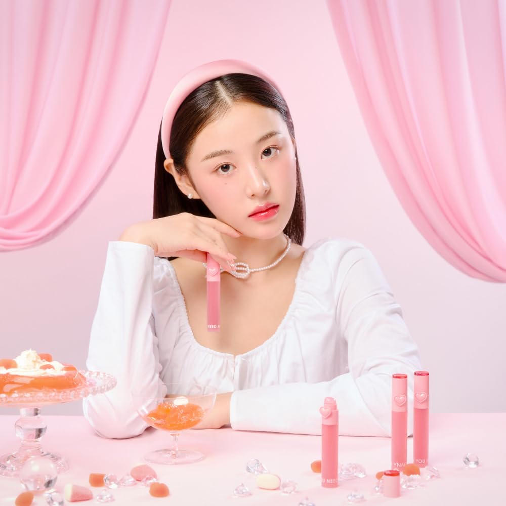 YNM Heart Jelling Tint – Chestnut Jelling | Long-Lasting K-Beauty Lip Tint with Silicone Brush