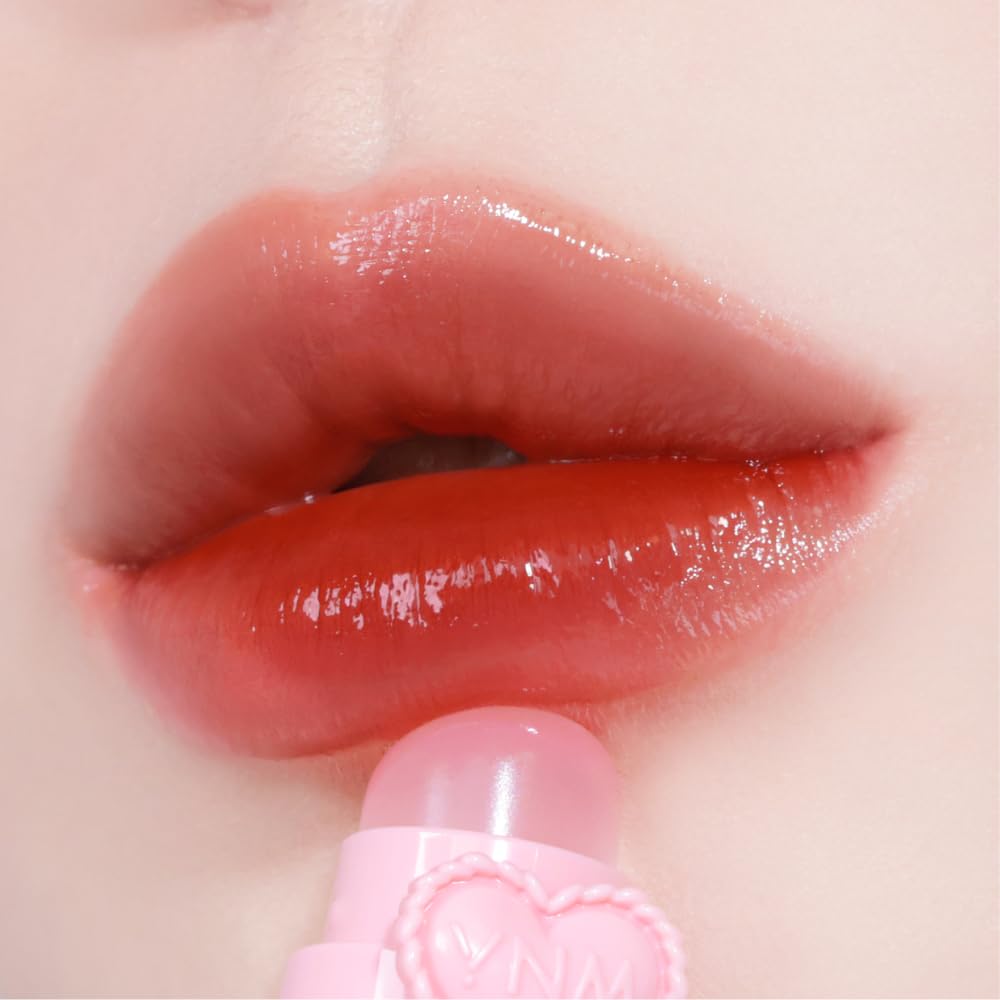 YNM Heart Jelling Tint Pepper Jelling – Long-Lasting, Non-Sticky K-Beauty Lip Tint with Built-In Silicone Brush