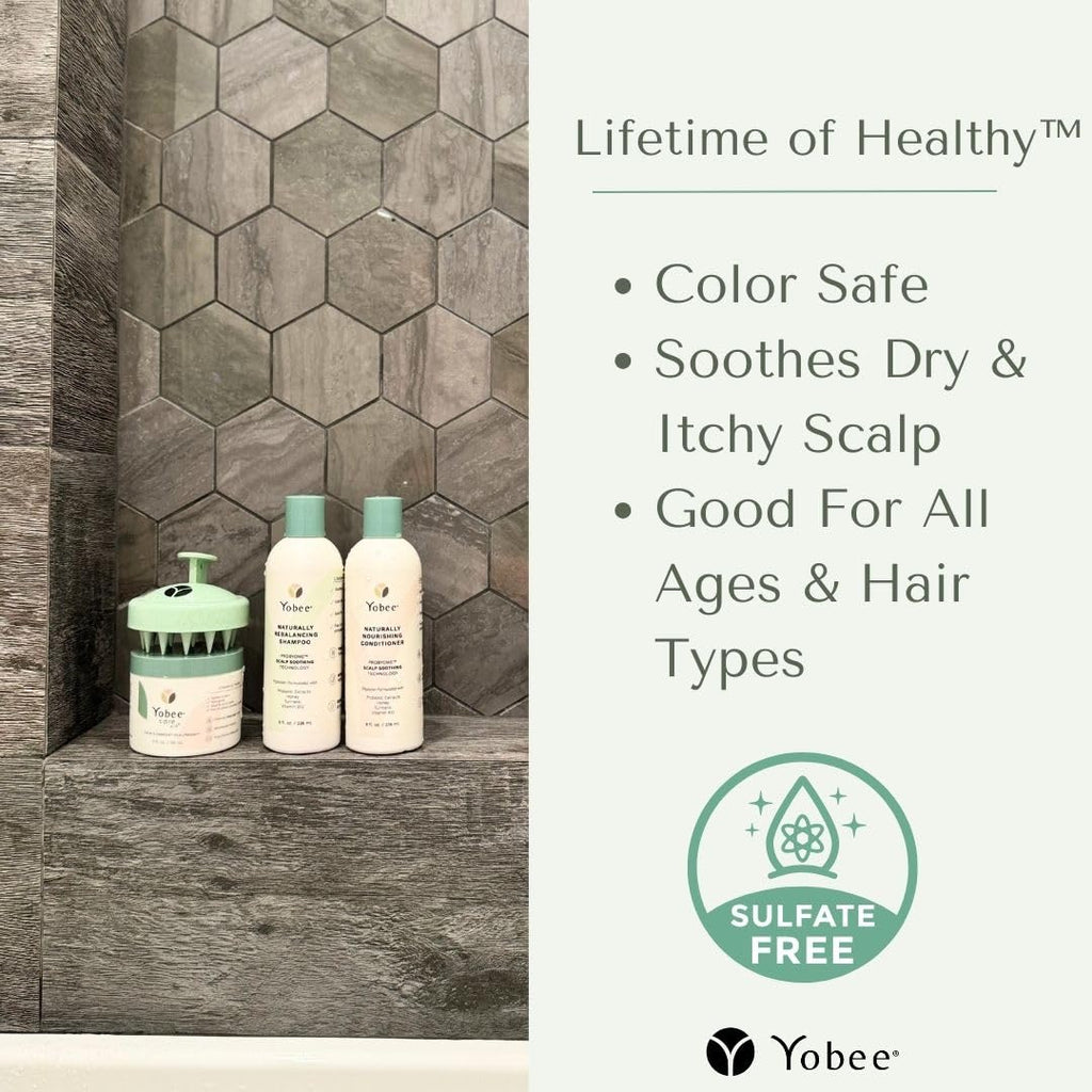 Yobee Hair Conditioner for Dry Scalp Relief – Probiotic Hydration & Dandruff Care