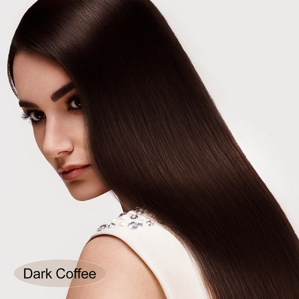Yocisku Hair Dye Shampoo — Gray Coverage, 3-in-1 Color, Cleanse & Condition (Dark Coffee)