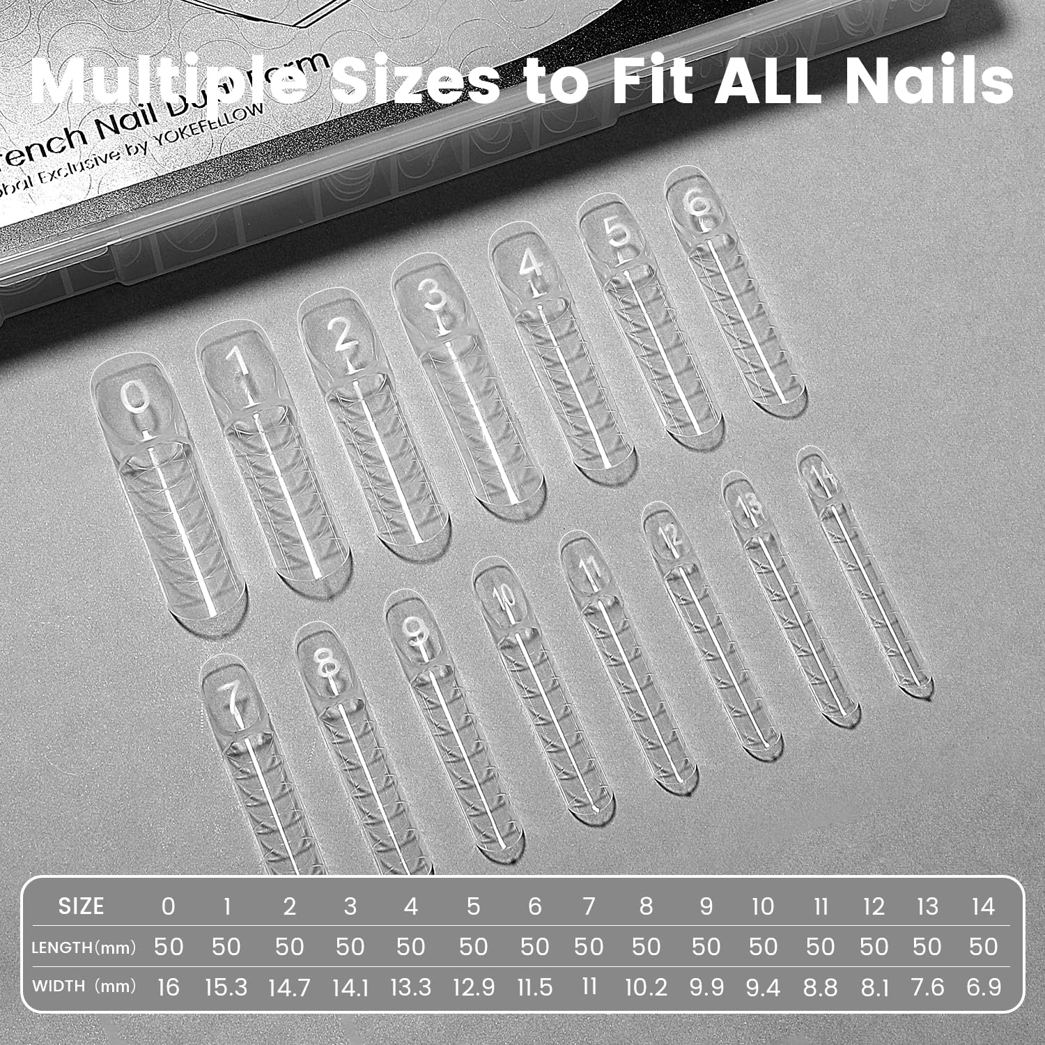 YOKE FELLOW ImMaster IM111 3D Reverse French Dual Form – 150pcs for Beginners & Pros