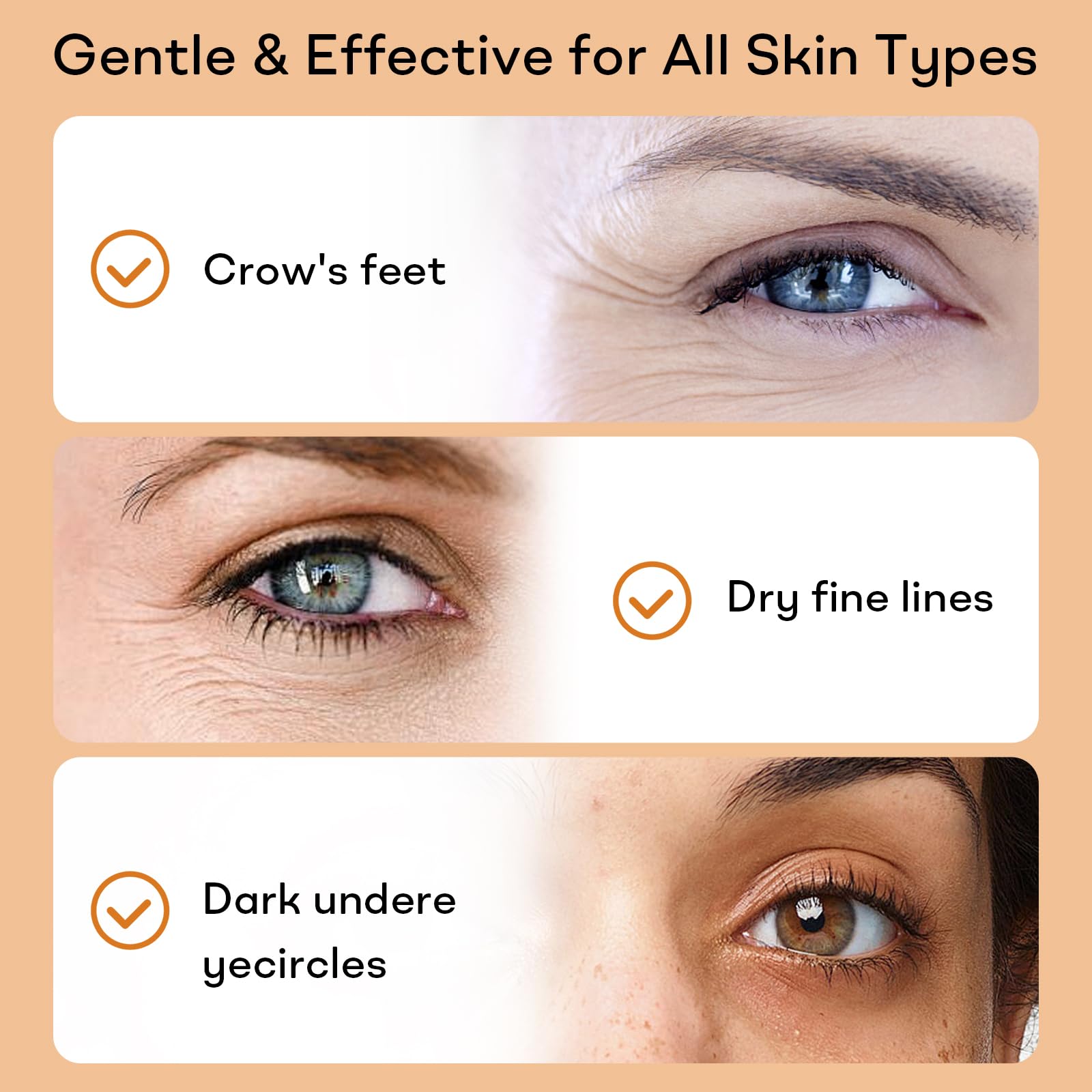 YoPoll Instant Eye Lift Cream – Temporary Under-Eye Tightener & Hydrating Primer with Hyaluronic Acid