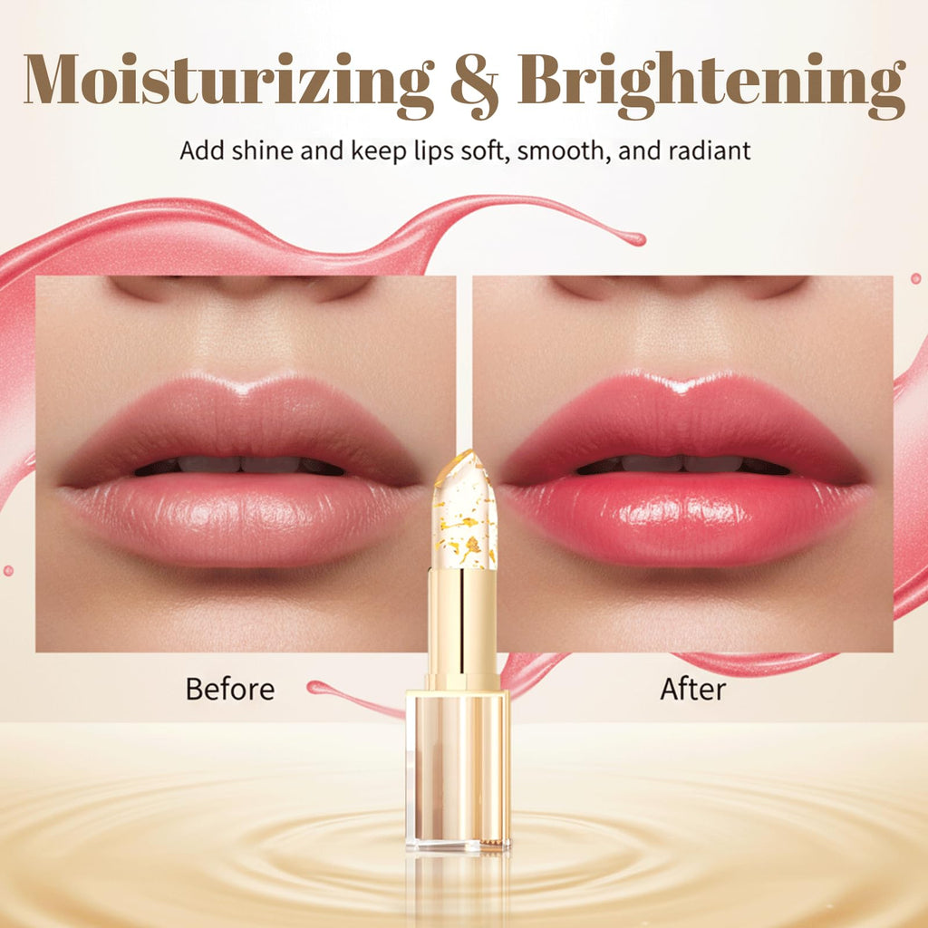 YOTOCK Color Changing Lipstick 2-Pack | pH-Responsive Lip Color & Long-Lasting Moisture