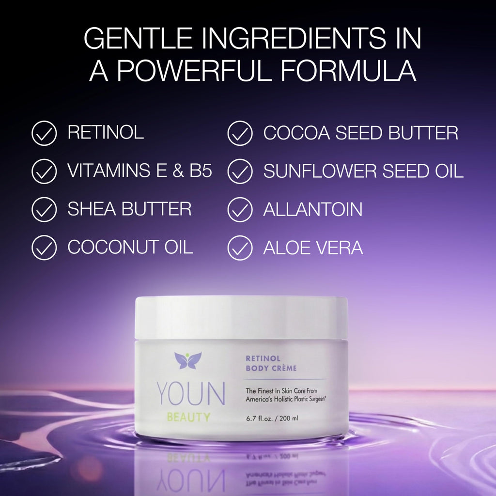 YOUN Beauty Retinol Body Creme by Dr. Anthony Youn | Firming & Hydrating Retinol Lotion