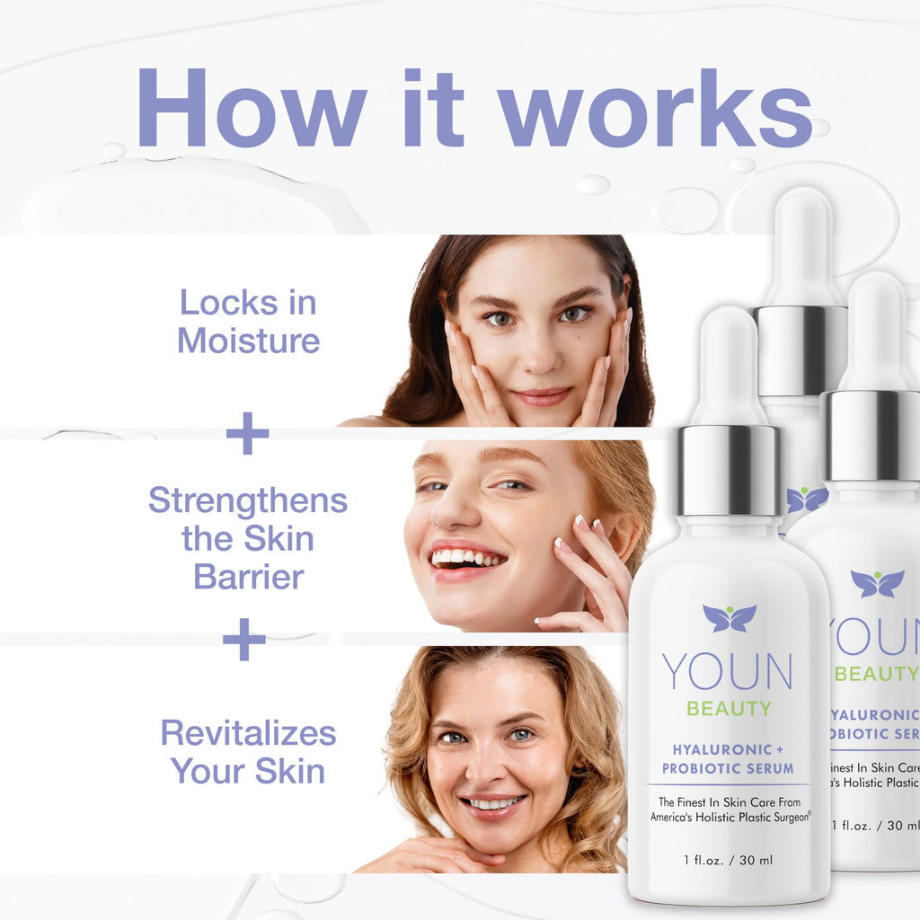 YOUN Beauty Hyaluronic + Probiotic Serum by Dr. Anthony Youn – 30 ml