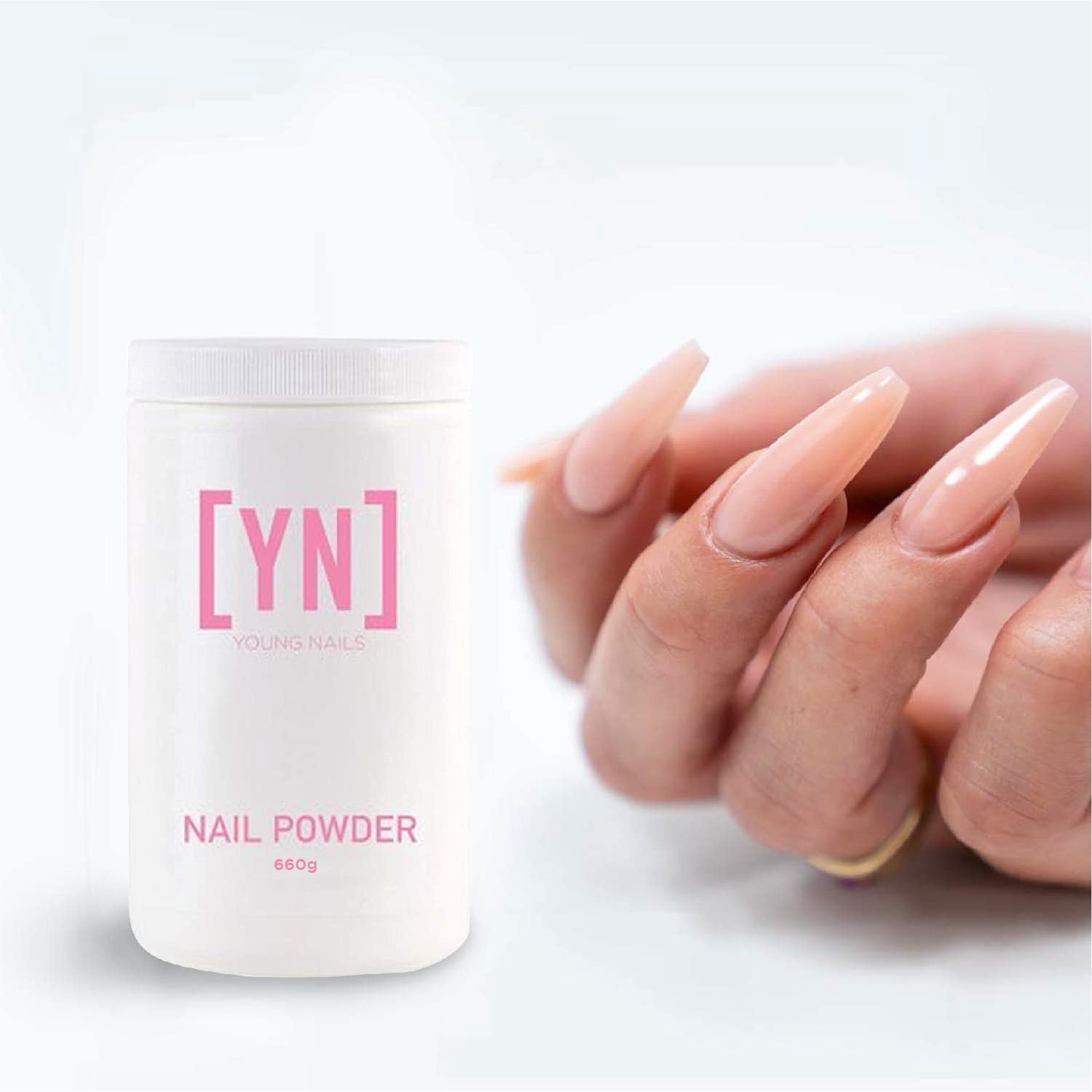 Young Nails Acrylic Powders, Cover - Flawless Consistency, Superior Adhesion, 75-Second Set - 45g / 85g / 660g