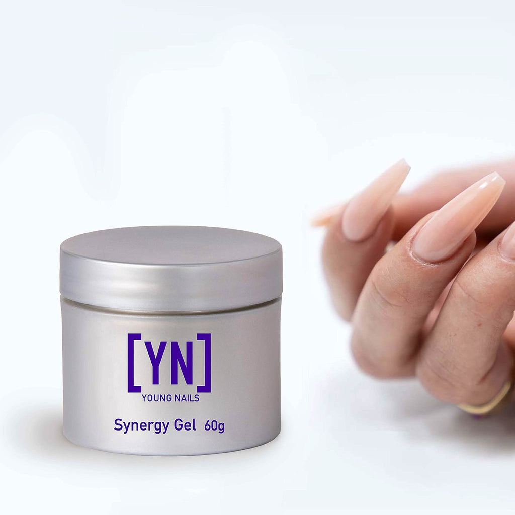 Young Nails Synergy Concealer Gels – 3-Step Hard Gel System for Build, Conceal, Sculpt & Gloss (15g, 30g, 60g)