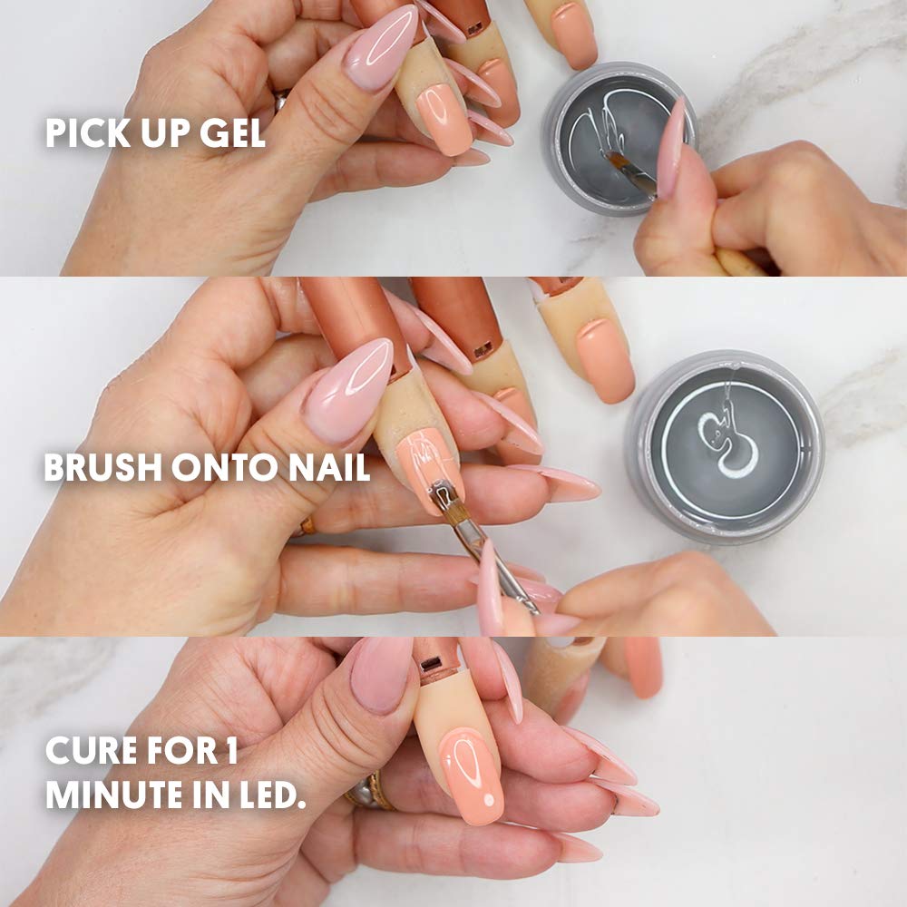 Young Nails Synergy Gel System – Foundation Gel Base Coat for Superior Adhesion & Strength (60g)