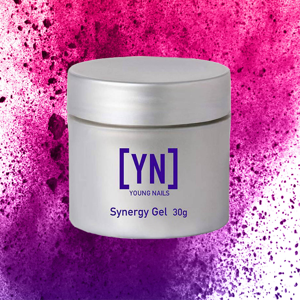 Young Nails Synergy Gel System – Hard Builder Gel, Superior Adhesion (Clear, 30g)