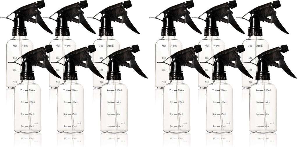 Youngever 12-Pack Empty 8oz Spray Bottles – BPA Free, Leak-Proof & Multi-Purpose