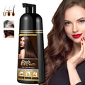 YOURTONE Dark Brown Hair Dye Shampoo for Gray Hair – 3-in-1, Semi-Permanent, 500ML