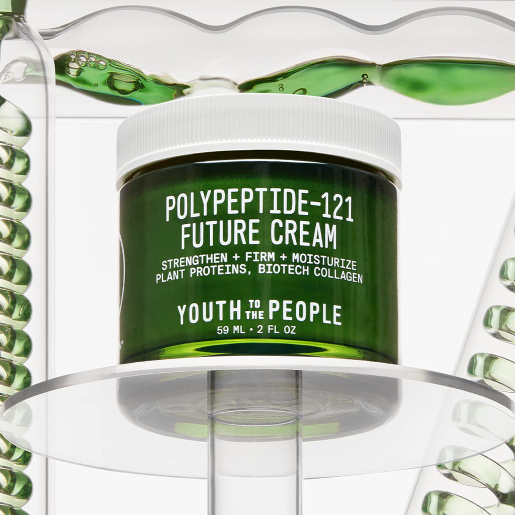 Youth To The People 121-Polypeptide Future Cream — Fragrance-Free Vegan Peptide Moisturizer (2 oz)