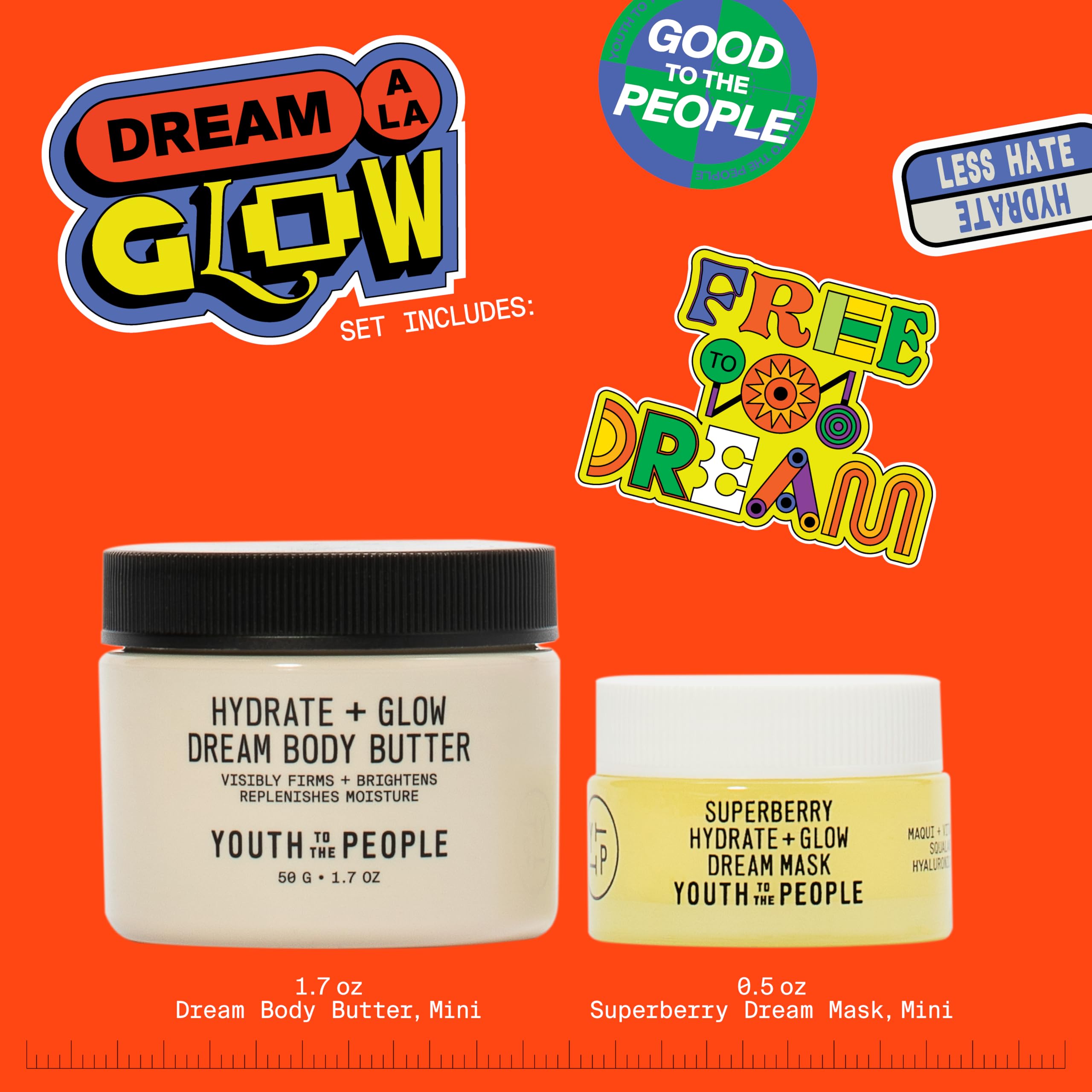 Dream A La Glow Set by Youth To The People – 2-Pc Face & Body Hydration Gift Set