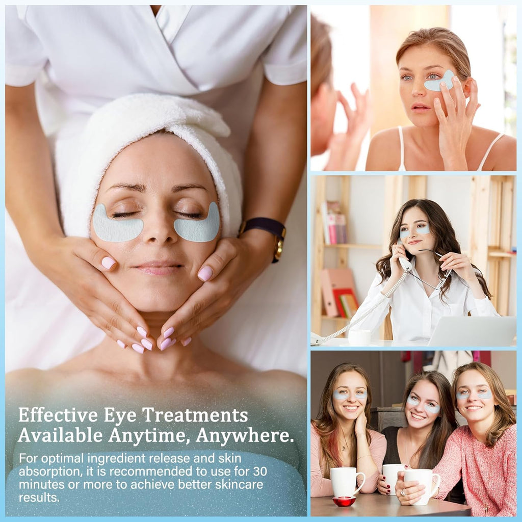 YOYORY Under Eye Patches Masks — Hydrating Hyaluronic Acid & Collagen (30 Pcs)